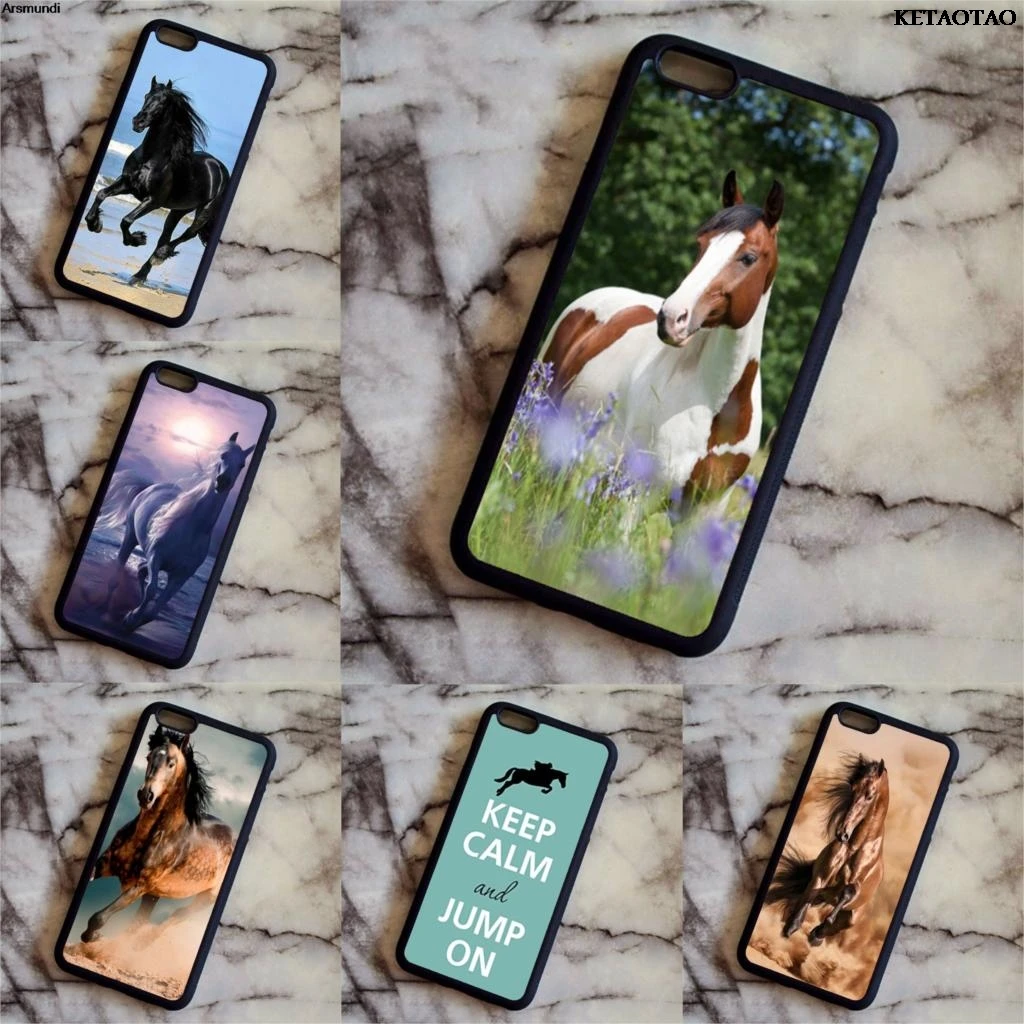 KETAOTAO Keep Calm and Jump On The Jockey Horse чехлы для телефонов Samsung S3 4 5 6 7 8 Note Чехол Мягкий ТПУ