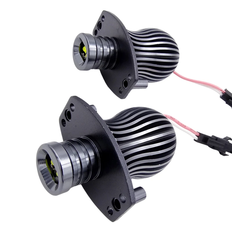 

JIUWAN 2 Pcs Car Headlight Marker Angel Eyes High Power White Color Super Bright for BMW E91 E90 Car Styling Accessories