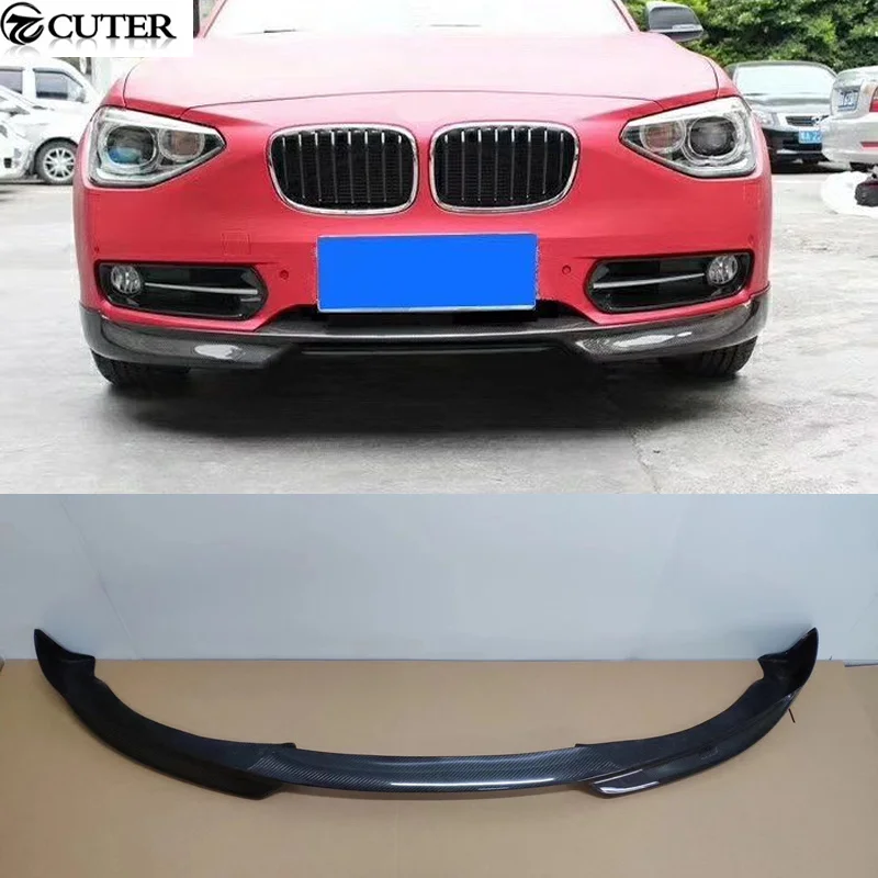 Передний бампер переменного тока F20 1 серии спойлер из углеродного волокна для Bmw