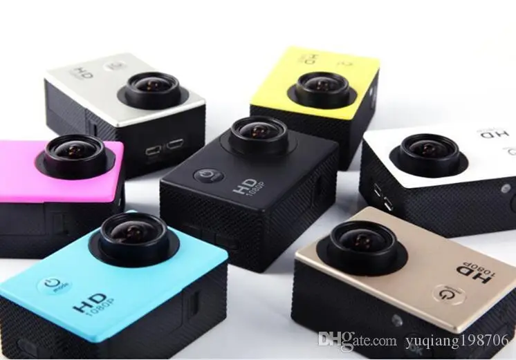 Waterproof 2.0 Inch LCD Screen SJ4000 style 1080P Full HD Camcorders Helmet Sport DV 30M Action Camera VS SJcam DHL Free