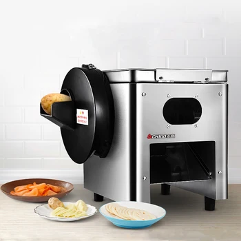 

Automatic Meat Cutting and Slicing Machine Commercial Household Multifunctional 2-in-1 Shredded Vegetables Shredded Pork