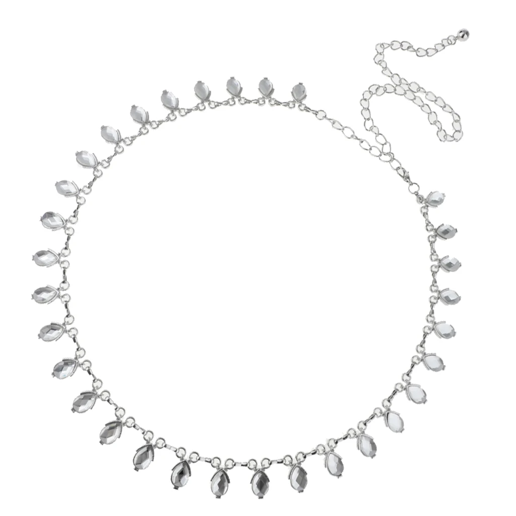 Fashion Women Belly Dance Waist Chain Belt Bridal Waistband Wedding Party