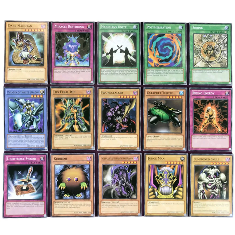 Yu-master duel card game, yugioh cards, inglês, japonês, diy, jogo de  cartas, não original, conjunto de 56 peças - AliExpress