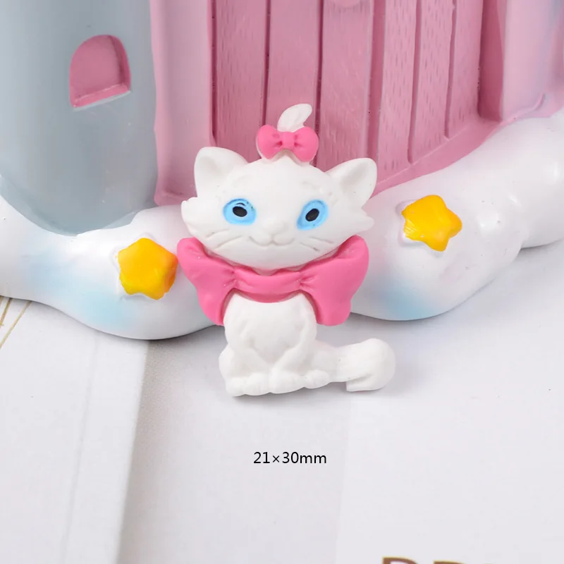 10PCS Kawaii Resin Cartoon Animal Duck/Fish/Cat Flatback Cabochon For Scrapbooking Craft Mobile Case DIY Decorative Accessary