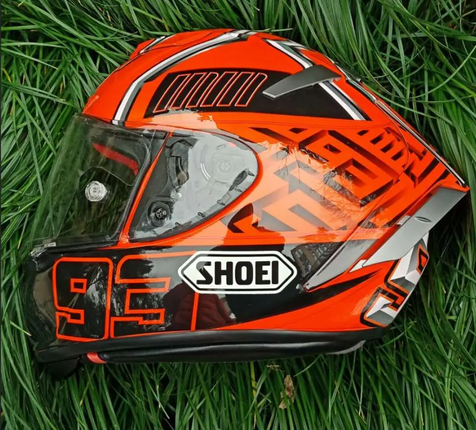 Быстрая шлем для всего лица безопасный гоночный X12 X14 93 pull BEAR cat модель мотоциклетная шляпа безопасная ECE22 05 шлем - Color: A6