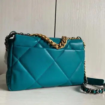 

TOP quality Genuine leather handbags Women Golden chain Bag Luxury designer woman handbag fashion 100% cowhide shoulder bag