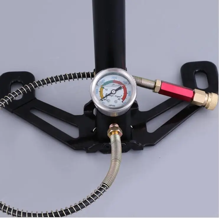 Four Stage High Pressure PCP Pump 4 Stage Hand Operated Air Pump 30mpa 4500psi HPA Tank Hunting Car Bicycle Air Refilling