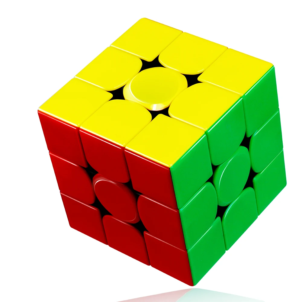 D-fantixガン356 rs 3 × 3スピードキューブラベルなしガンズ356R s 3 × 3 × 3マジックキューブパズルges  V3システム余分なボーナスブルーポーチ子供のため - AliExpress おもちゃ  ホビー