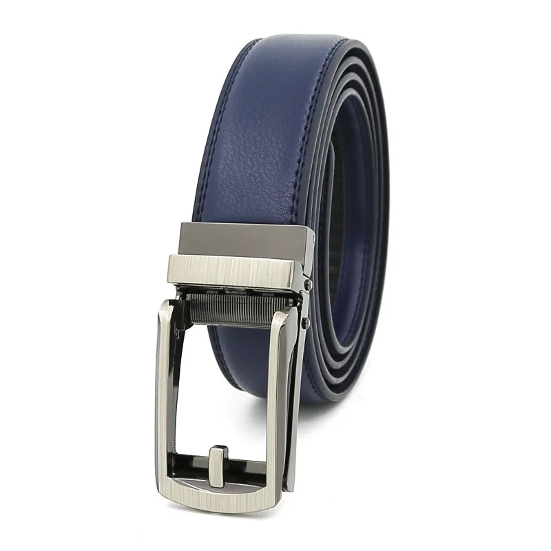 timberland belt 3.1cm Width Thin Designer Men Belt Cow Genuine Leather Men's Automatic Buckle Belt for Jeans Black White Blue Yellow Red Brown comfort click belt Belts