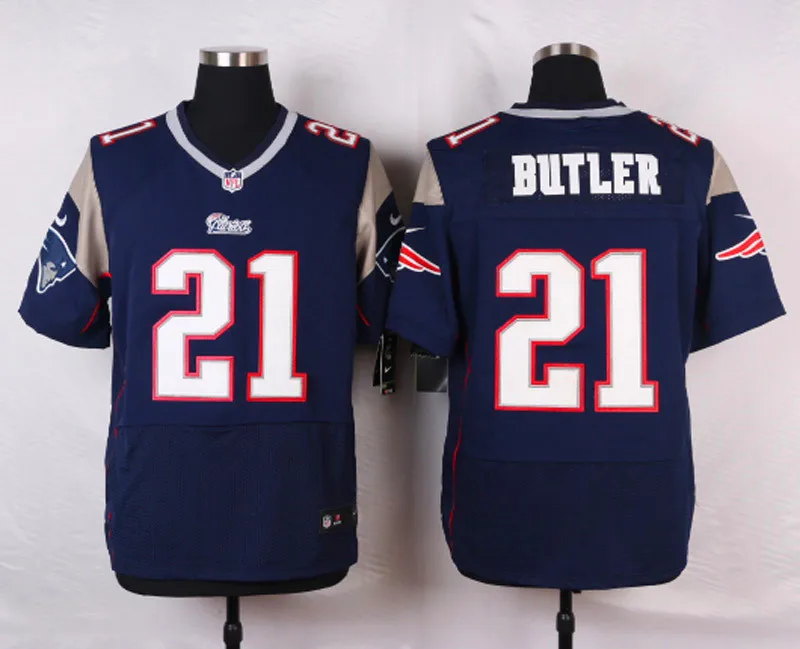 White Stitiched, New England, Tom Brady, Rob Gronkowski, Julian Edelman, Jamie Collins, Danny Amendola Jersey - Цвет: White