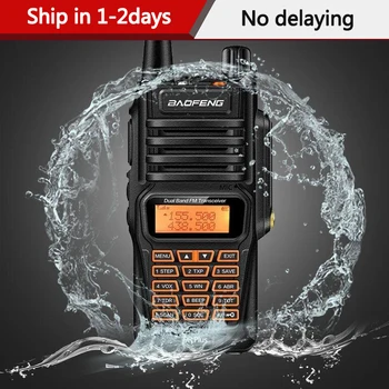 

Baofeng UV-9R Plus Waterproof Walkie Talkie 8Watts Two Way Radio Dual Band Handheld 10km long range UV9R CB Ham portable Radio