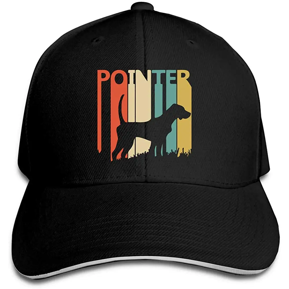 Мужская и женская винтажная бейсбольная кепка 1970s с изображением собаки