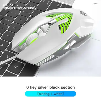 

Ergonomic Wired Gaming Mouse 4/6 Button LED 3200 DPI Computer Mouse Gamer Mice Silent Mause With Backlight For PC Laptop