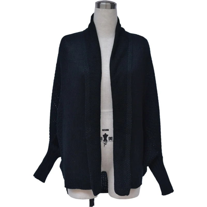 New Fashion Cardigans Women 2019Autumn Winter Warm Knitted Batwing Sleeve Loose Long Knitted Sweater Coat Female Casual Cardigan
