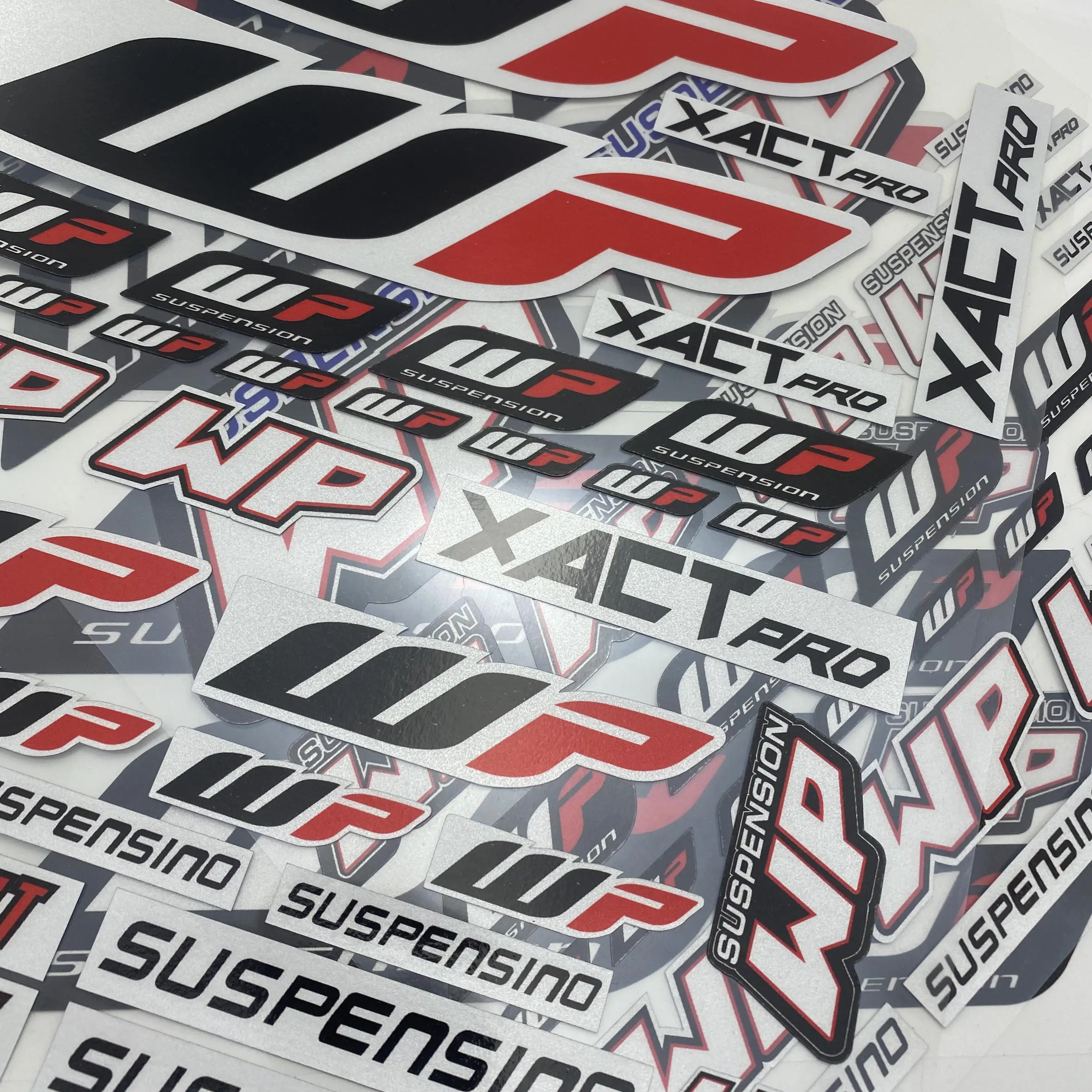 Reflective WP Fork Stickers motorcycle stickers vinyl stickers custom stickers motorcycle accessories Suspension Shocker Damper Motorcycle Accessori Decal Reflective stickers For Duke RC KTM 200/390/690/1090 Kawasaki Honda