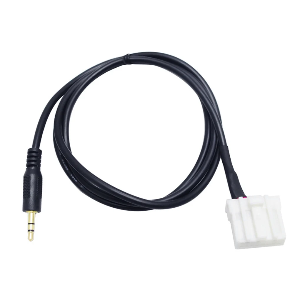 

3.5mm Black B70 AUX Audio Adapter Input Cable for Mazda 2 3 5 6 MX5 RX8 2006 MP3 CD Changer Jack Plug