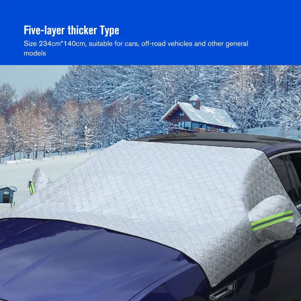 Winter Car Windscreen Windshield Cover Heat Sun Shade Mat Anti Snow Frost Ice Shield Dust Protector styling | Автомобили и