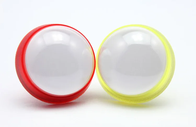 60MM Great Circle Button Switch Multicolor Large Game Console Switch Button Light Included Button with Fretting Switch