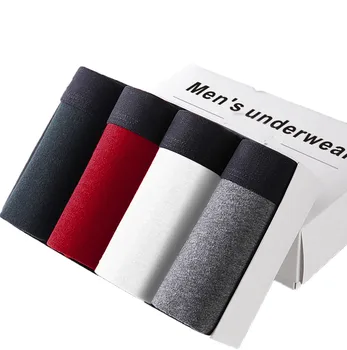 

4pcs Mens Underwear Boxers Men Boxer Underwear Boxershort Panties Man Boxeur Homme Underpants Calzoncillos Cotton Shorts 10.1