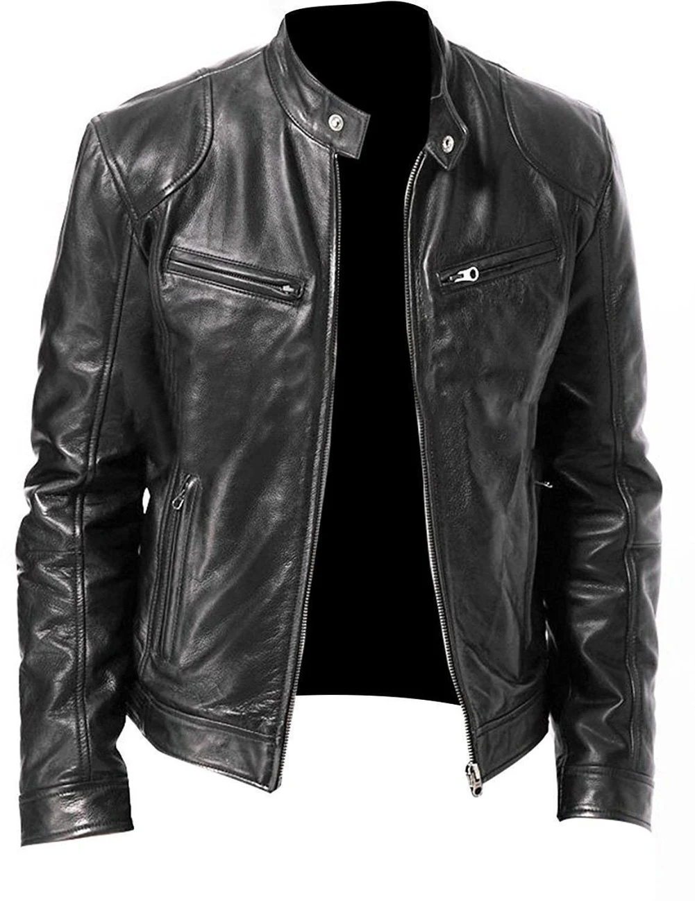 chaquetas de cuero hombre falabella