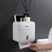 Креативный держатель для туалетной бумаги, водонепроницаемый держатель для бумажных полотенец, Настенный Чехол для туалетной бумаги, коробка для хранения, аксессуары для ванной комнаты