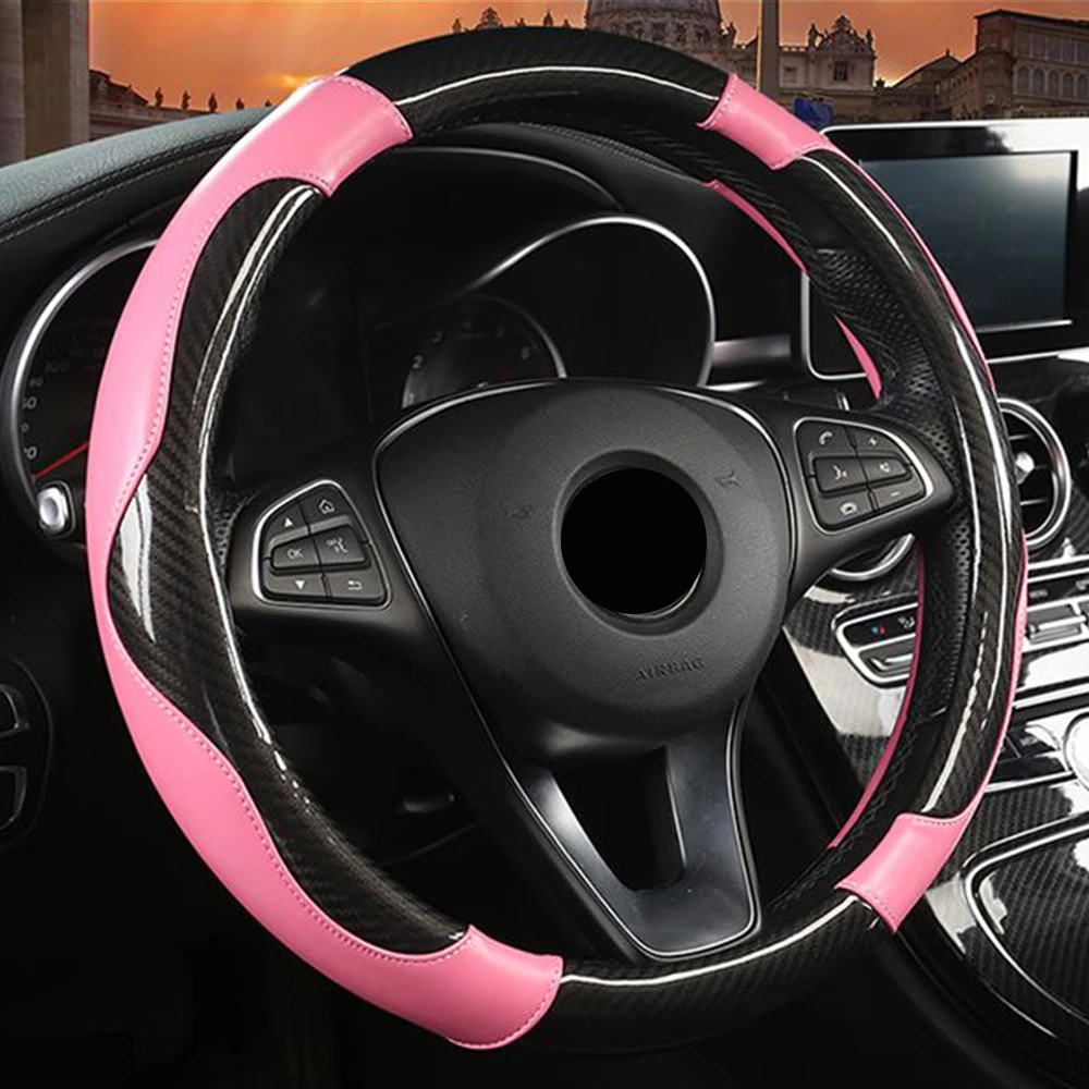 Универсальные аксессуары для интерьера, чехол на руль, подходит для KIA Morning Picanto Rio ceeed Stonic hyundai i10 i20 Ioniq i30 Kona