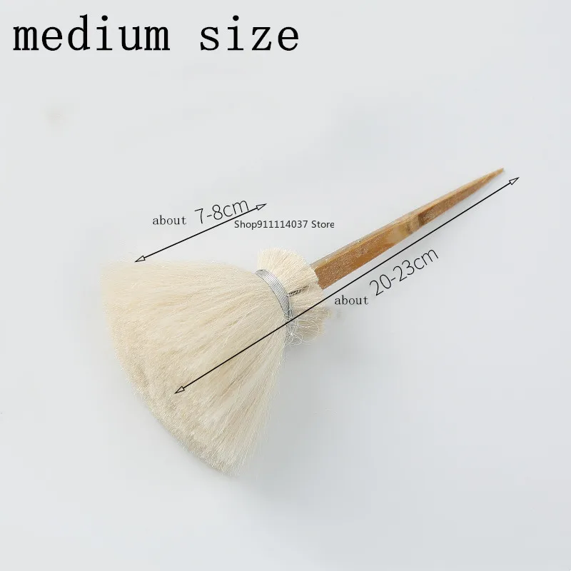 Pottery Tools Sweeping Gray Pen Moisturizing Pen Big Head Cleaning Wooden  Brush For Pottery Polymer Clay Ceramics Tools