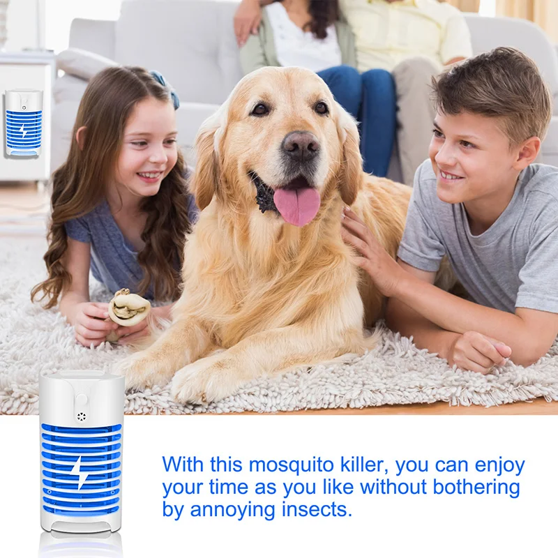 

Electric Bug Zapper with UV Light Trap Mosquito Killer Nontoxic Odorless Plug-in Pests Killer @LS