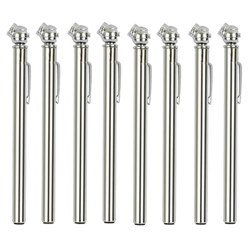 

Low Pressure Pen Tire Gauge 1-20 PSI for Golf Carts, ATV's and Air Springs 8 Pack