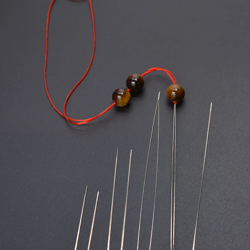 5pcs Central Easy Open The Beading Needle DIY Beading Supplies for Jewelry Making Beads Handmade Tools Pins for String Cord