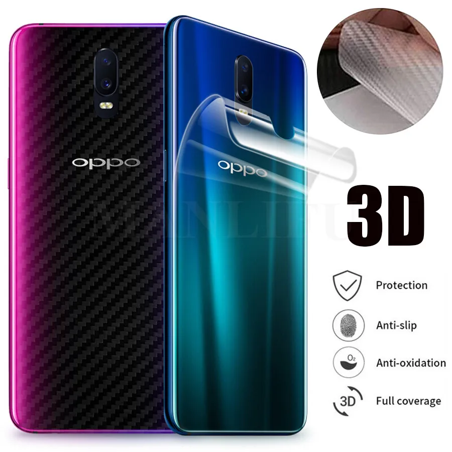 Защитная пленка из углеродного волокна для Oppo F15 F11 F9 F7 F5 F3 Plus защитная с полным