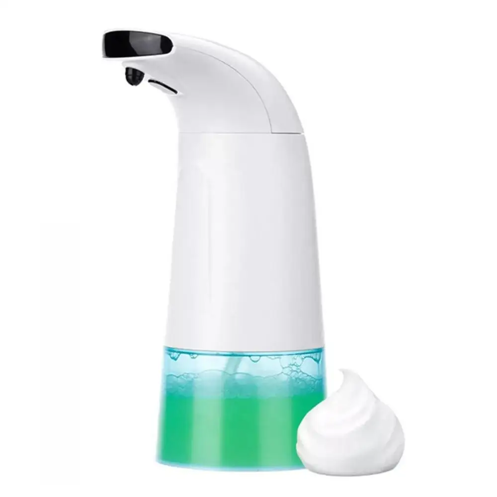 Диспенсер для жидкого мыла автоматический для ванной кухни Бесконтактный индукционный пенопласт - Цвет: Белый