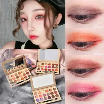

18 Color Lasting Soft Matte The Shadows Makeup Glitter Eyeshadow Eye Shimmer Pigments Eyeshadow Pallete Cosmetics Hot 2020 TSLM1