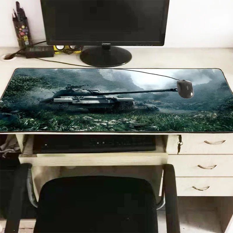 Mairuige World of Tanks 90X40/30X60CM коврик для мыши Notbook компьютерный игровой большой замок край