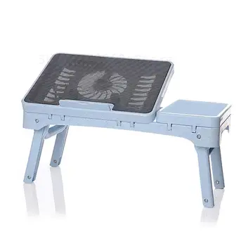 

adjustable Folding Laptop Cooling Table Sofa Bed Office Stand Desk for 14/15.6 inch Computer Notebook with Mute big fan