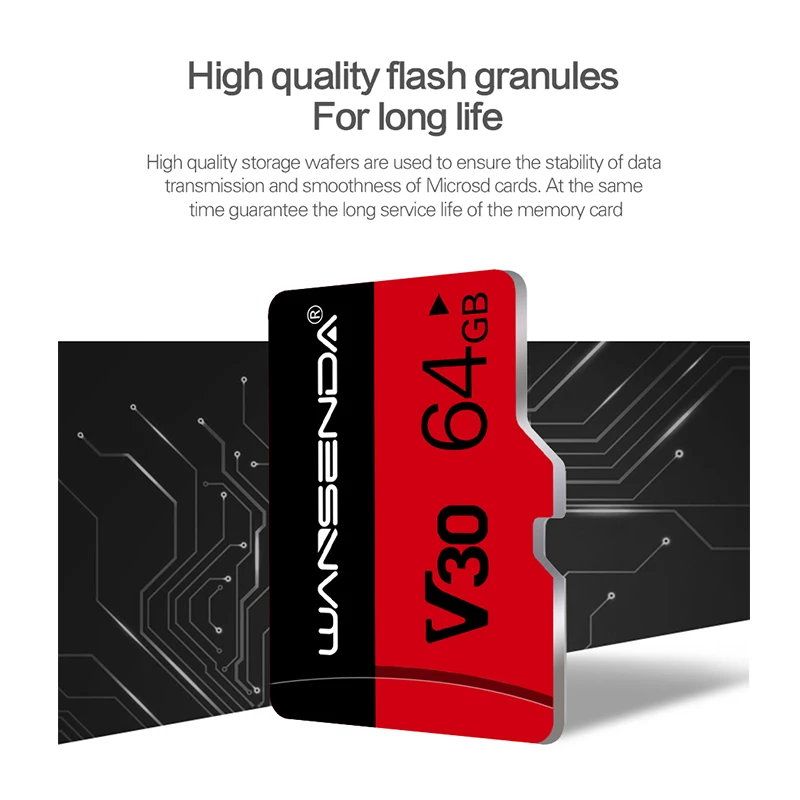 WANSENDA карта памяти Micro sd 4 ГБ 8 16 32 64 128 ГБ|Карты памяти| |