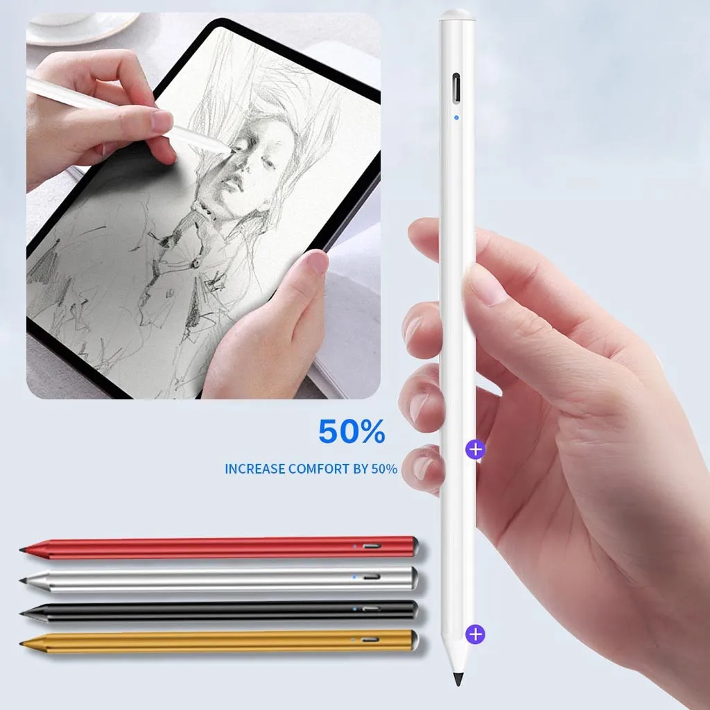 Стилус для iPad, ручка с отторжением ладони, стилус для сенсорного экрана, карандаш для Apple iPad(6th Gen), для iPad Pro 11/12, 9 дюймов, z1216#4