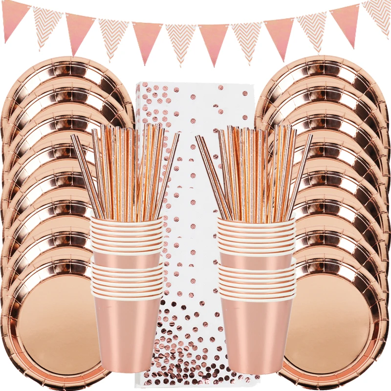 Marble Paper Tableware Including Dinner Plates Rose Gold Cups Napkins and Straws Only The Finest 125 Piece Side Plates Marble Paper Tableware Including Dinner Plates Rose Gold Cups Napkins and Straws Only The Finest 125 Piece Side Plates