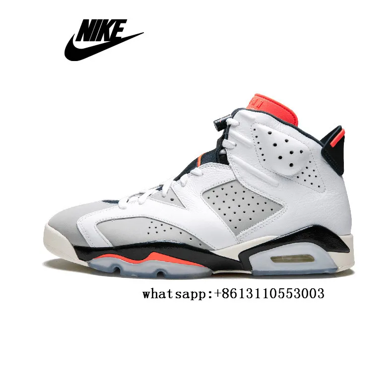 Мужские баскетбольные кроссовки Air Jordan 6 VI DOERNBECHER DB - Цвет: 555088-606