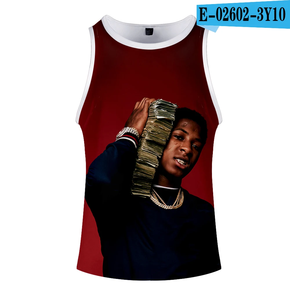 YoungBoy 3D повседневный мужской/женский майка K Pop без рукавов жилет бодибилдинг Harajuku Gymclothing летняя майка фитнес Bambam - Цвет: 3D