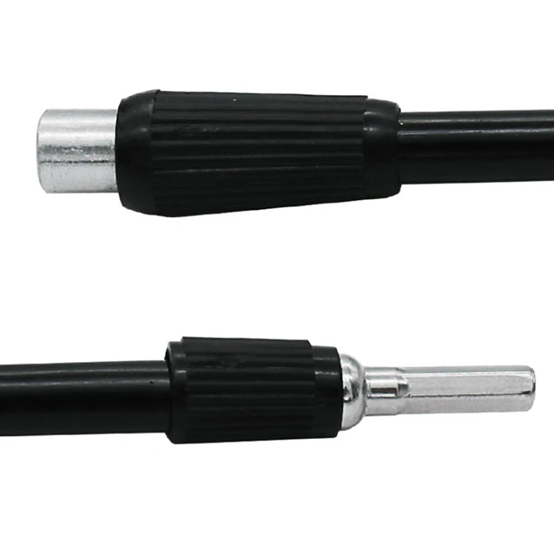 Многофункциональный 129 мм черный удлинитель Мягкая трубка Соединительный вал универсальный вал для электрической дрели электрическая отвертка
