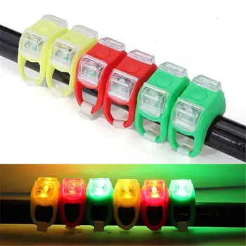 

XANES Bicycle Bike Silicone LED 3 Mode Flashlight Safety Warning Light for Camping Torch Lantern Lamp Cycling Accessories