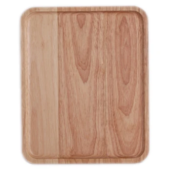 

Rubber Wood Tray Rectangular Dinner Plate Western Food Snack Dessert Serving Tray Fruit Cake Plate Tea Tray Multifunction Storag
