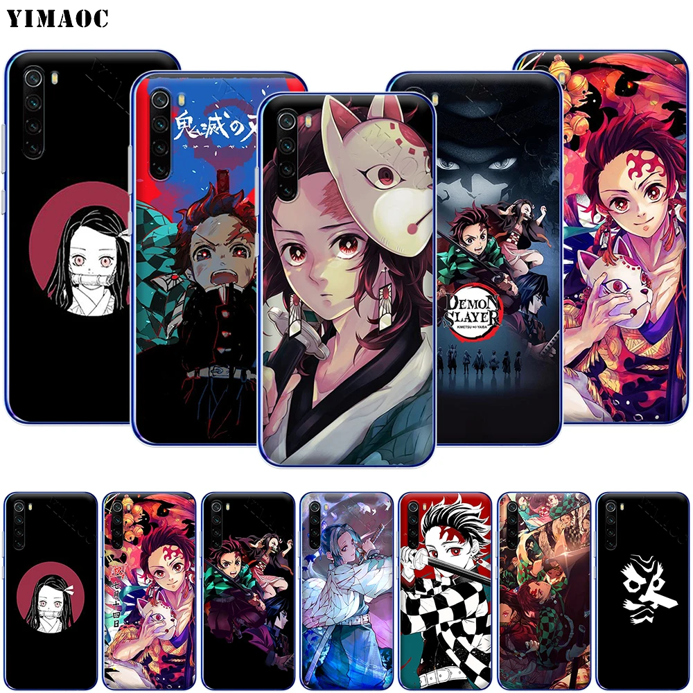 Чехол для телефона YIMAOC Kimetsu no Yaiba рассекающий демонов Xiaomi MI 9T 9 8 6 SE F1 CC9 CC9E A3 A2 A1 GO S2 | Бамперы -4000259065395