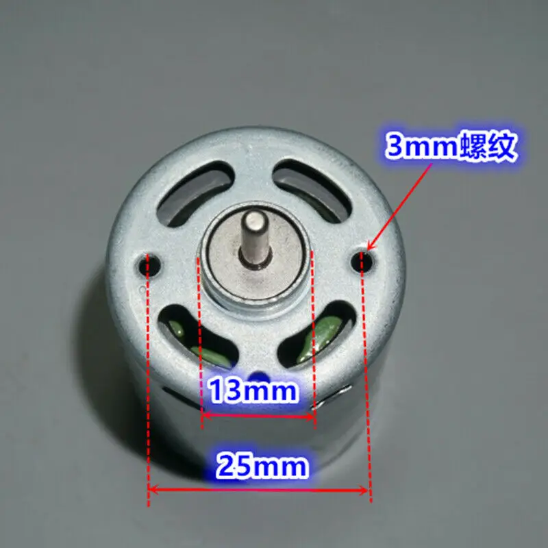 Mabuchi RS-545PH-5017 микро двигатель постоянного тока 5 в 9 в 12 В 24000 об/мин высокая скорость мощность мини электродрель инструменты двигатель 3,17 мм круглый вал
