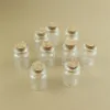 100pcs/Lot 5ml 22*30mm Storage Glass Bottles With Cork Stopper Crafts Jars Mini Transparent Empty Glass Bottles Gift 2