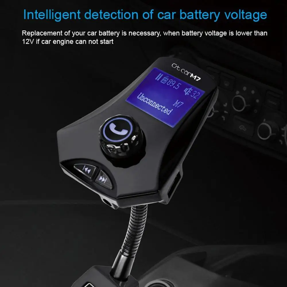 Автомобильный беспроводной Mp3 плеер Fm передатчик модулятор Usb зарядное устройство Hands-Free Звонки внешняя Tf карта U диск
