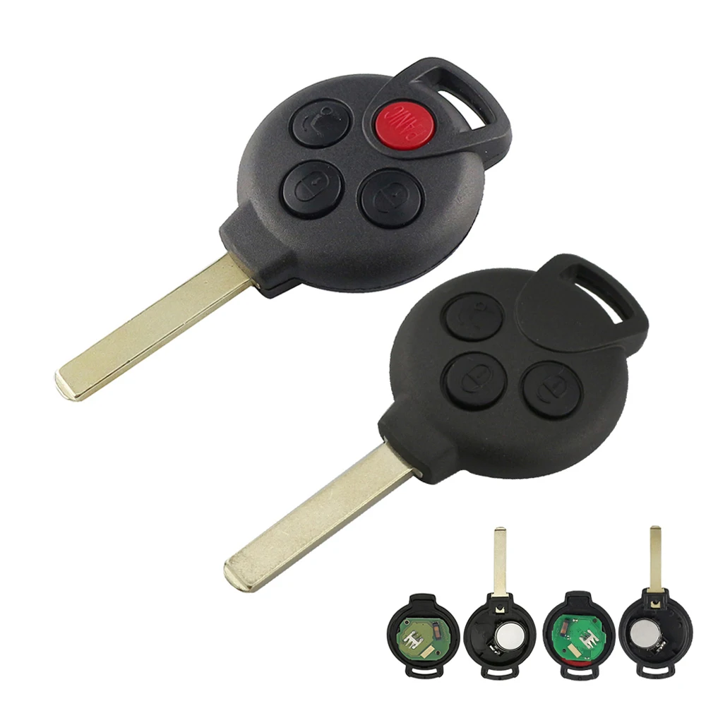 Chiave per auto remota YIQIXIN adatta per Mercedes Benz Smart Fortwo 451 City Roadster Forfour Cabrio coupé 3/4 pulsante 315/433Mhz 7941 ID46 - H2fa0e1342dc843a0b91c13c94681e9cf3