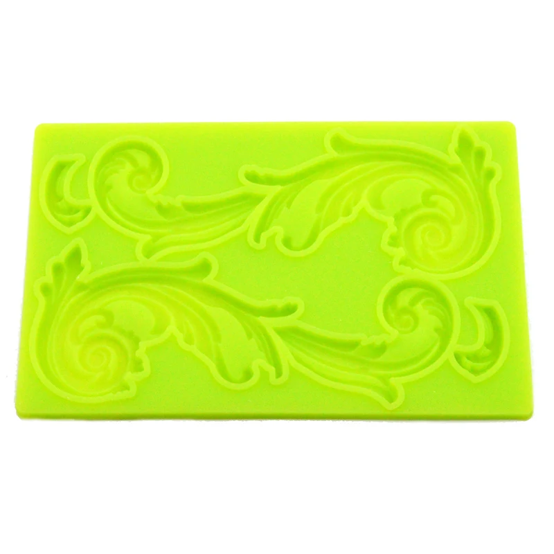 New European Pattern Relief Fondant Cake Mold Chocolate Candy Biscuit Paste Sugar Craft Pastry Decorate Mould Baking Pan