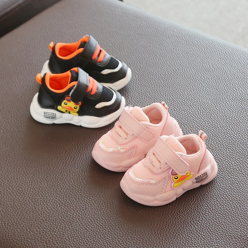 Infant Toddler Shoes Autumn Baby Girls Boys Casual Shoes Child Kids Sports Shoes Breathable Non-slip Cute Outdoor Senkers